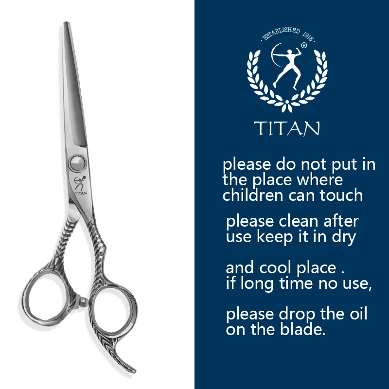 TITAN 6.0 Professional Hairdressing Scissors Barber Scissors Hair Cutting Scissors Hair shear vg10 stainless steel стойка тренога greenbean titan 240 baby steel