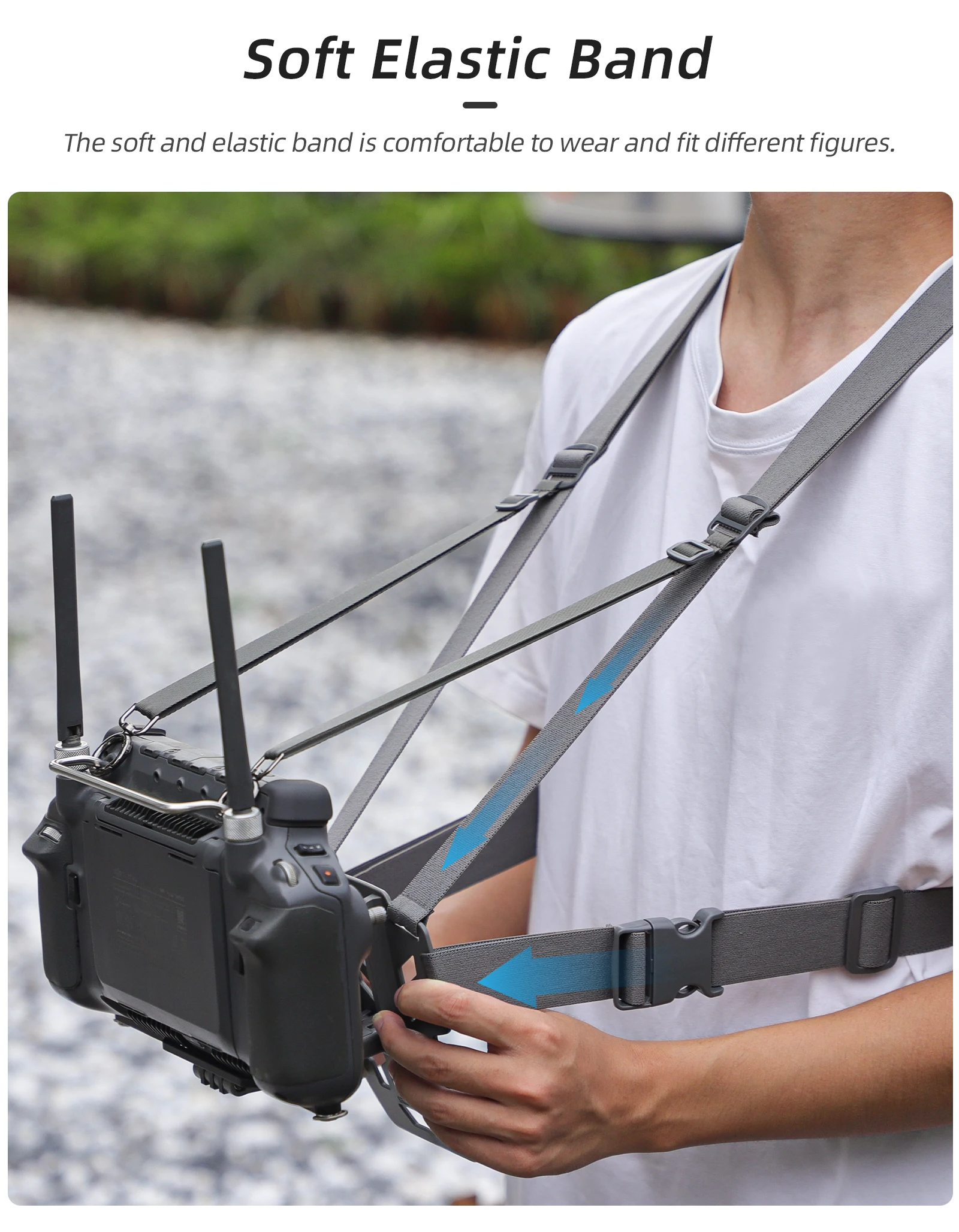 Für dji rc plus fernbedienung ständer für dji inspire3/matrice 30 fernbedienung bauchs tütze stehen zurück brustgurt – Detail 12