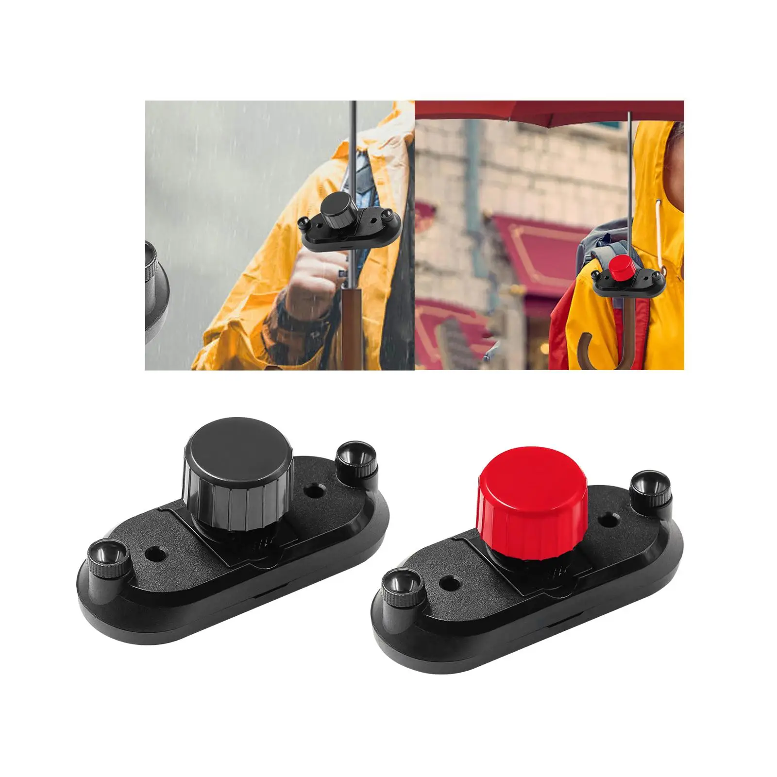 Backbag Strap Umbrella Clip Umbrella Fixed Support Portable Lightweight Outdoor Easy to Use Bag Belt Holding Device Umbrella Holder Umbrella Hooks