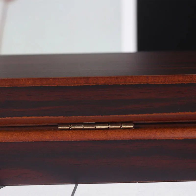 1PC WoodGrainLeather Watch strap ProtectiveBox StorageCase Long Type JewelryDisplay Box HolidayGifts watch storage box watch display stand