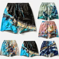 New Men's Board Short Swim Shorts Swim Trunks Drawstring Waves Graphic Prints Boat Quick Drying Casual Holiday Hawaiian Shorts 2