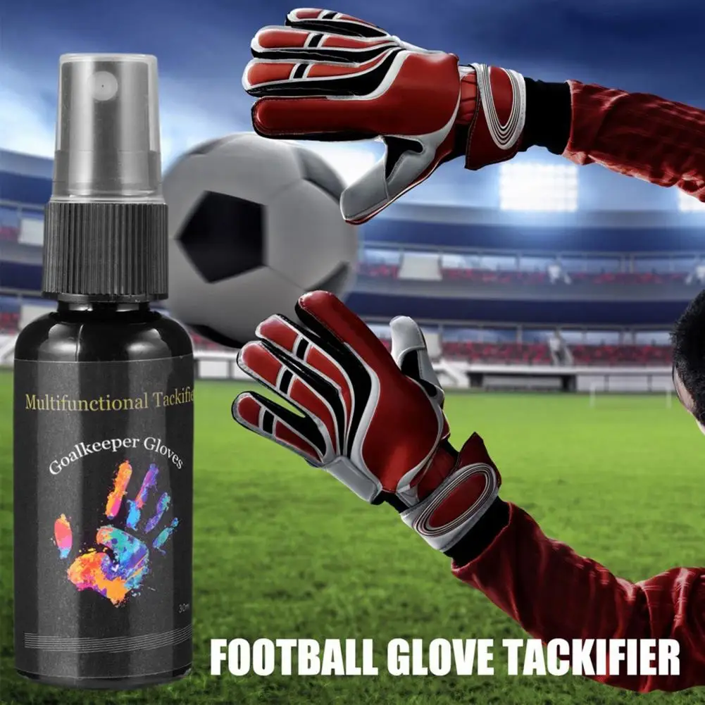 30ML Goalkeeper Glove Tackifier Sticky Glue Spray Lightweight Portable Soccer Goalkeeper Glove Grip Spray 골키퍼 장갑 점착제