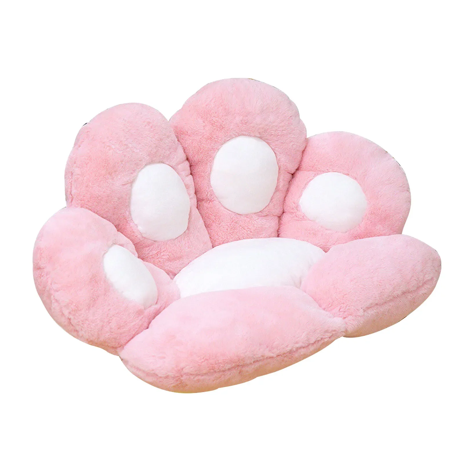 Plush Pillowcase Seat Cushions Cat Paw Back Fluffy Pillows Plush Chair Cushion Sofa Mat Office Chair Seat Pillow Back Cushion 4