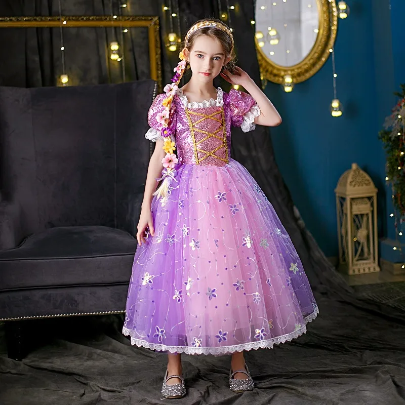 King Jouet Robe Raiponce Enfant Deguisement Raiponce King Jouet Discount