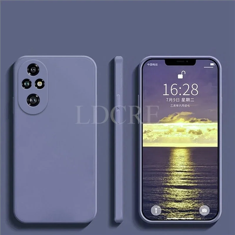 Silicone Phone Case - Solid Color Anti-Slip Shockproof Cover, Slim Fit Durable Design