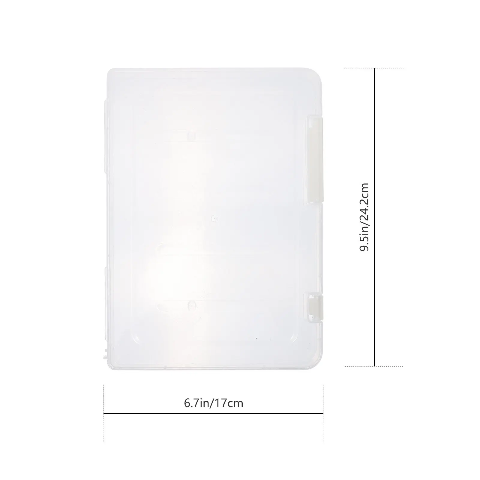 1Pcs 플라스틱 보관 상자 문서 인증서 잡지 사무실 연구 거실 컨테이너를위한 고강도 파일 주최자