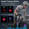 2024 New Outdoor Smart Watch Men 1.96" Screen IP68 Waterproof Watches Bluetooth Call Smartwatch Multiple Sports For Android IOS 4