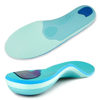 Supporto per arco alto Sottopiede sportivo ortopedico Fascite plantare Piedi piatti Uomo Donna Sneaker Solette ortopediche Plantillas Inserto suola 1