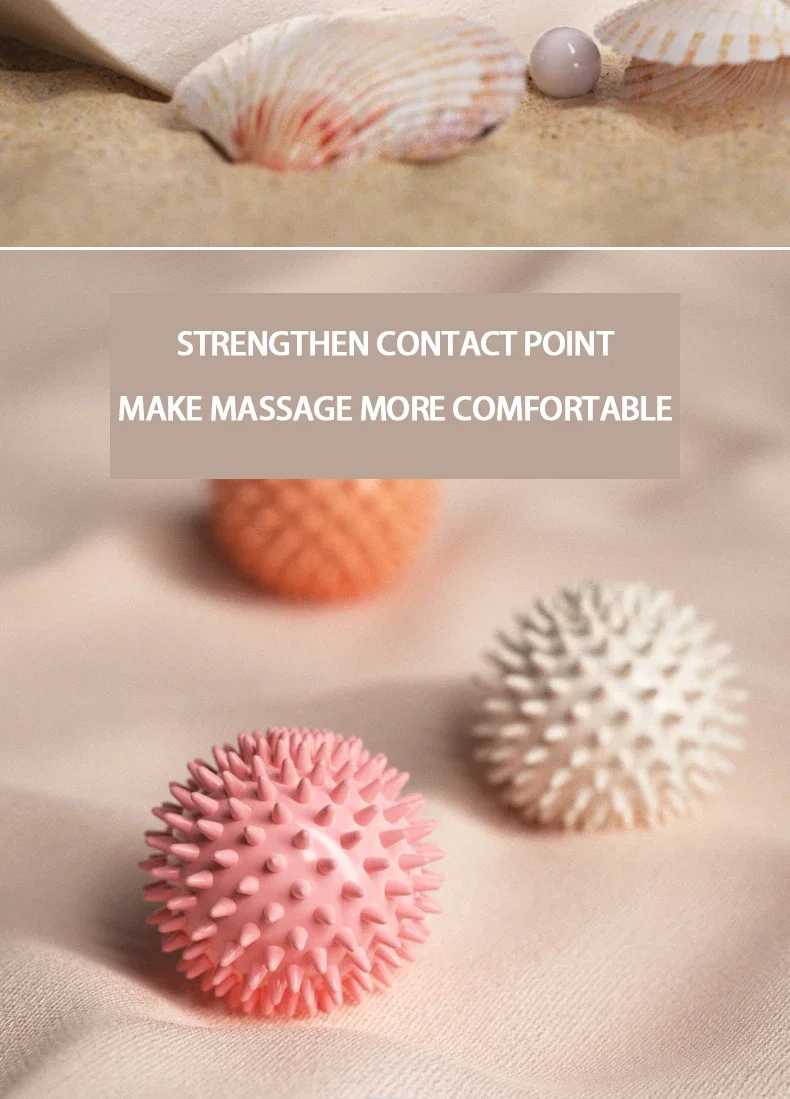 Description Picture 5 of itemHedgehog Massage Ball Yoga Fascia Ball Exercise Fitness Muscle Relaxation Massage Stick Shoulder Neck Leg Plantar Meridian Ball