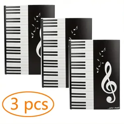 Expanded 6 - Pocket A4 Music Score Storage Folder (3 books black)