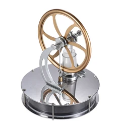 Baixa temperatura mini ar stirling motor modelo de calor a vapor chegada de aço inoxidável educação brinquedo ciência experimento kit
