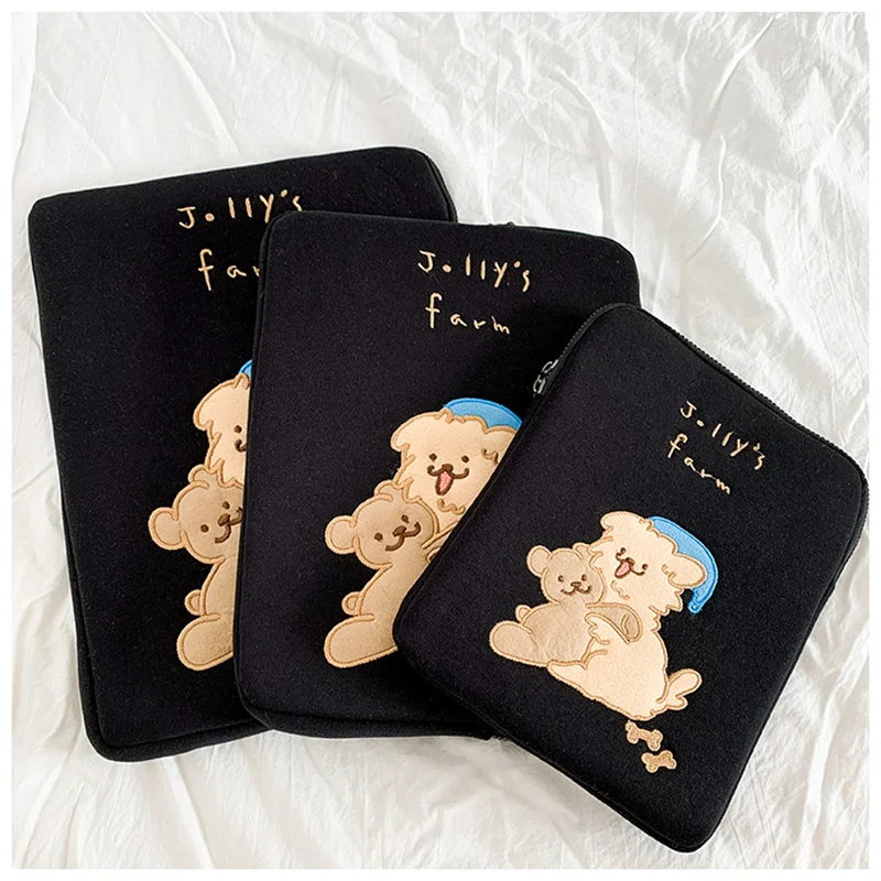 Kawaii Luva Bonito do Portátil Estojo de Transporte para Macbook Air Ipad Pro Lenovo Asus hp 11 12 13.3 13.6 14 15.6 - Imagem 2