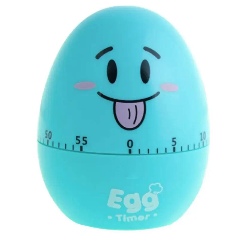 Minuteur Rétro Cuisine Minuteur De Cuisine Mécanique LEZED - Forme œuf Cartoon Jaune - Timer 60 Minutes Sans Pile - Pour Cuisson, Devoirs, Yoga Minuteur 60 Minutes Sans Piles