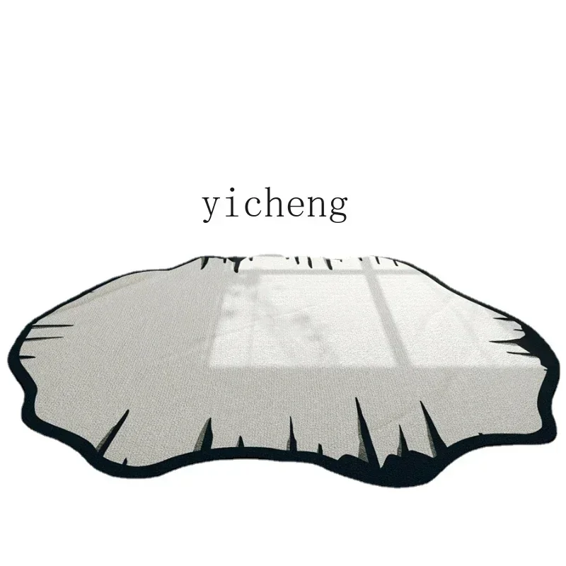 

Zc Irregular Living Room Carpet Shaped Bedroom Bedside Blanket Modern Sofa Table Carpet Simple Floor Mat