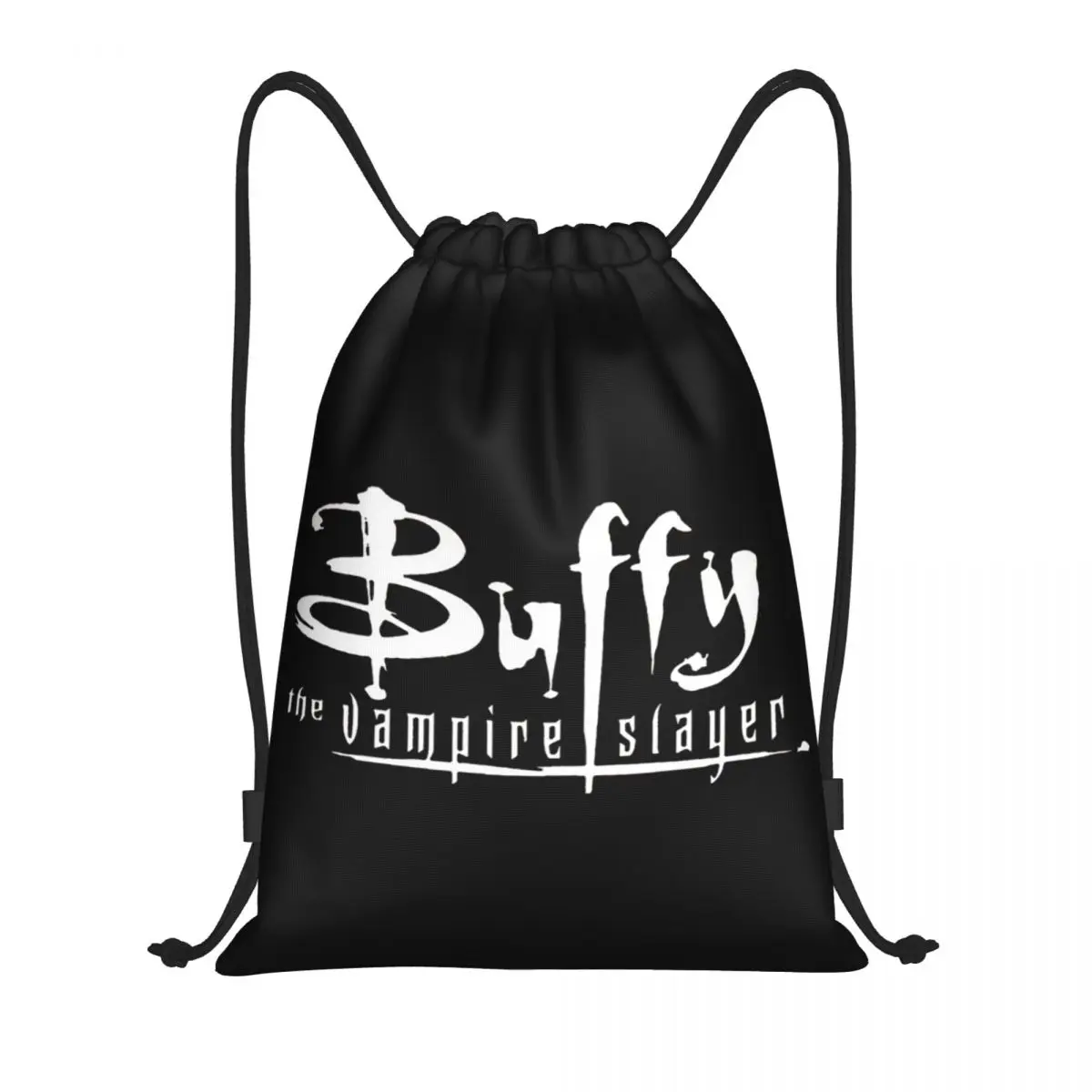 

Buffy The Vampires Slayer Drawstring Backpack Sports Gym Bag for Men Women Supernatural TV Show Shopping Sackpack