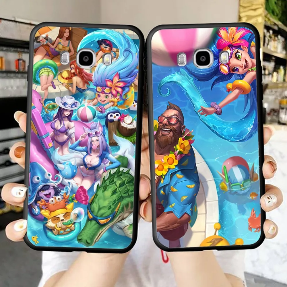 Custodia Per Telefono League Of Legends Pool Party Per Samsung J 7 Plus 7Core J7 Neo J6 Plus Prime J6 J4 J5 Cover Per Cellulare