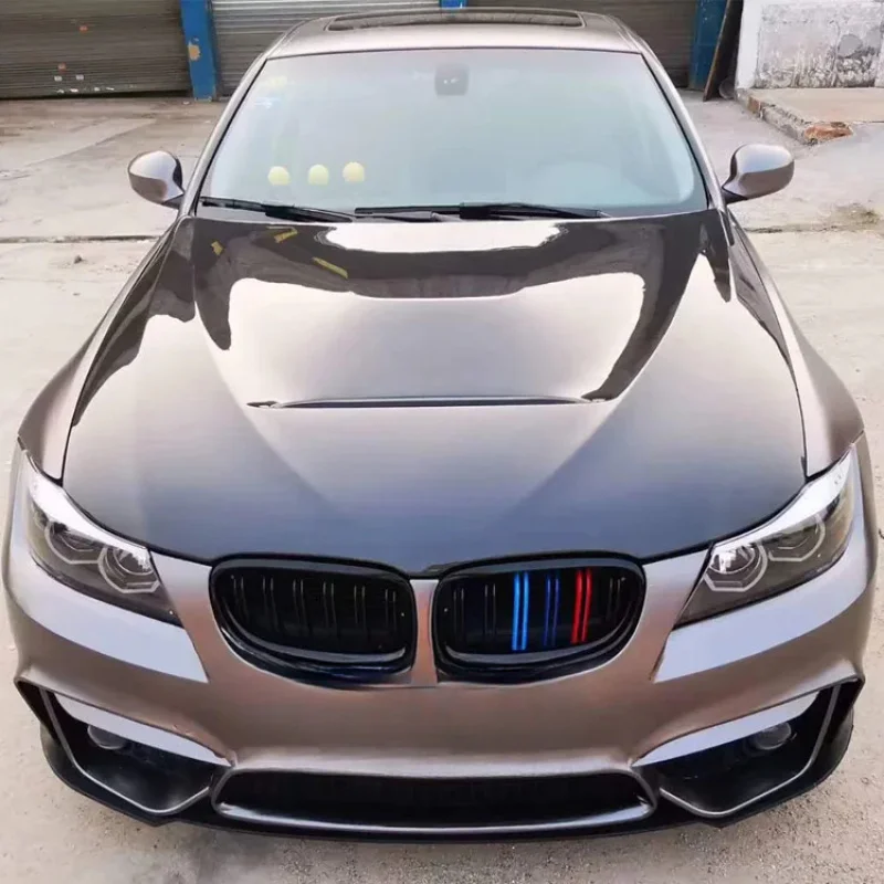 공장 도매 GTS 스타일 카본 엔진 커버 E92 M3 카본 파이버 프라이머 처리된 후드 (E92 M3 프론트 보닛 2007-2012용)