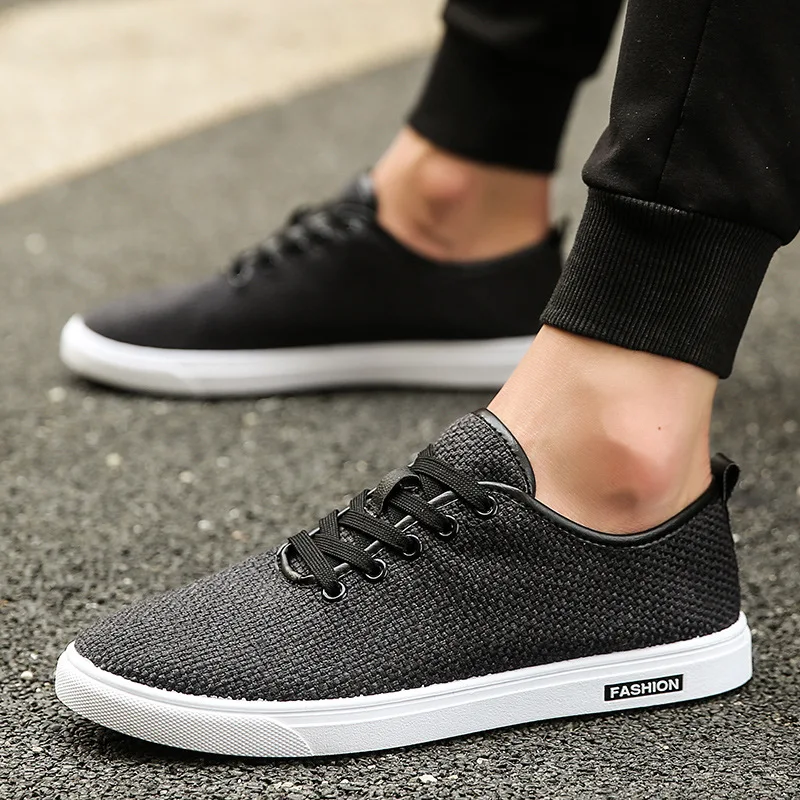 Summer Sneakers for Men Cloth Shoes Trend Men Casual Shoes Comfortable Flat Board Shoes Classic Running Shoes Male Walking Shoes 4