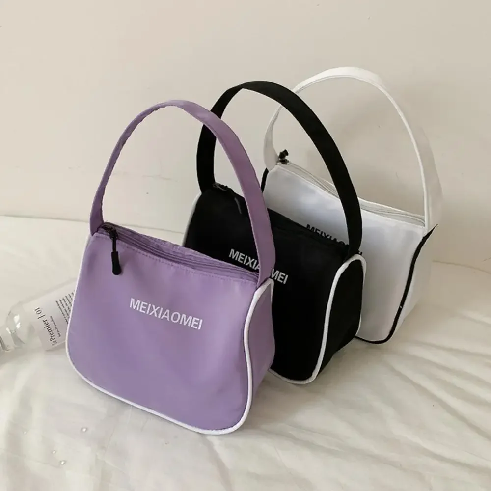 

Nylon Small Shoulder Bags For Women 2022 Casual Classic Wild Women Handbag Simple Mini Totes Clutch Female Underarm Bags