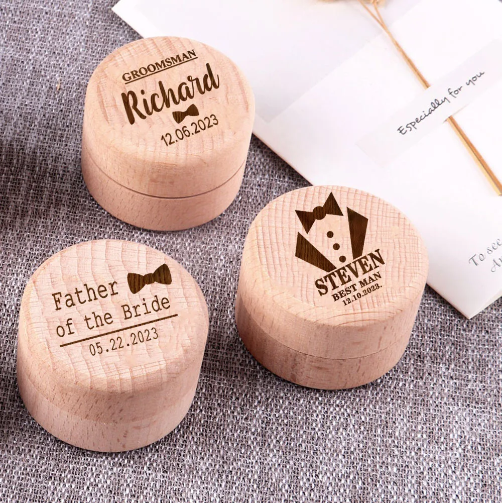 Индивидуальная коробка для запонок для мужчин, подарочные запонки для свадебной вечеринки, коробка для запонок с гравировкой Индивидуальная коробка для запонок для мужчин, подарочные запонки для свадебной вечеринки, коробка для запонок с гравировкой