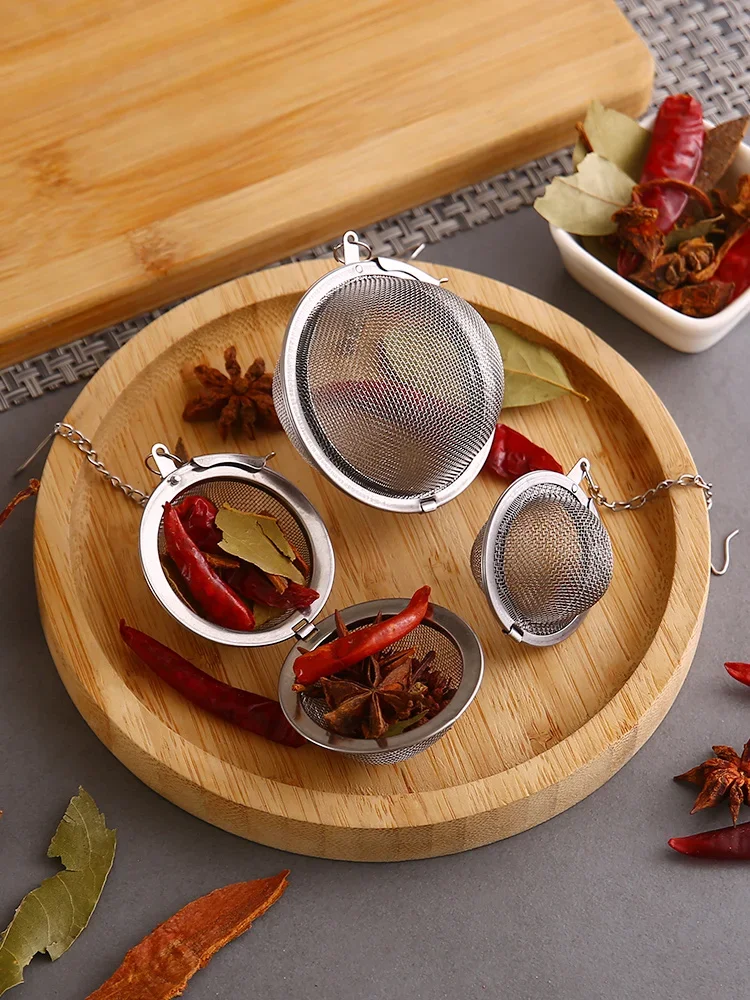 스테인리스 스틸 조미료 볼 백, 스튜 수프, 조미료 볼 백, 차 필터, 차 양조 볼, 염수 볼, 수프 볼