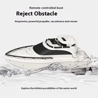 Remote Control Boats Can Be Launched To Simulate High-Speed Speedboats Electric Steamboats Children Boys Water Park Toys Outdoor 2