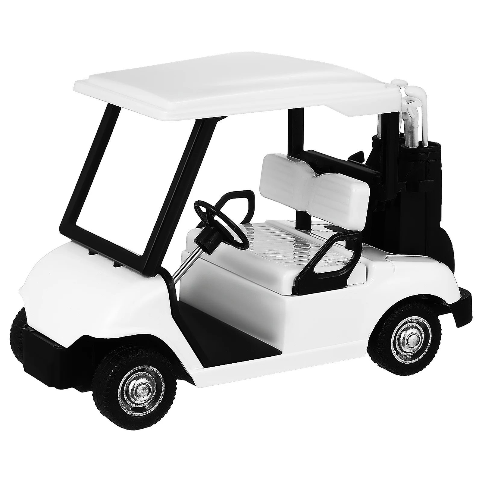 Alloy Metal Golf Cart Model Golf Cart Plaything Cart Metal Model Golf Cart Toy Golfing Themed Desk Decor Golf Party Supply