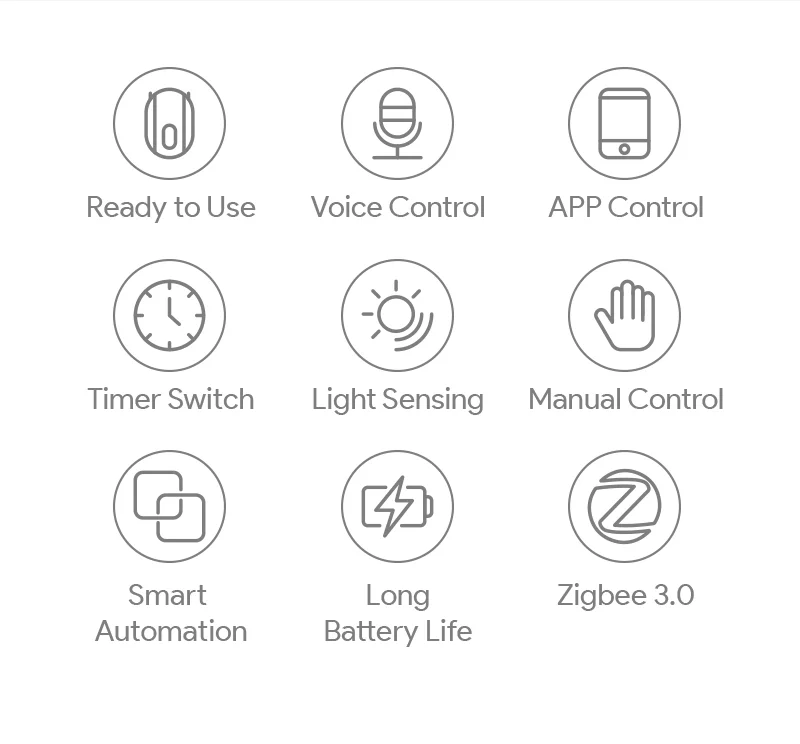 Tuya Smart Zigbee / Bluetooth Curtain Motor with Hooks Smart Curtain Pusher Robo