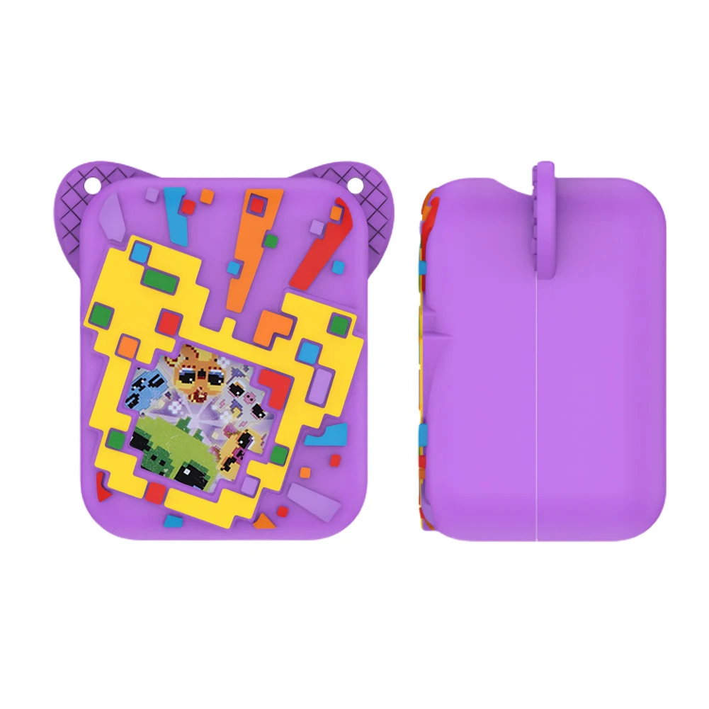 Silicone Protective Cover for Interactive Digital Pets with Lanyard