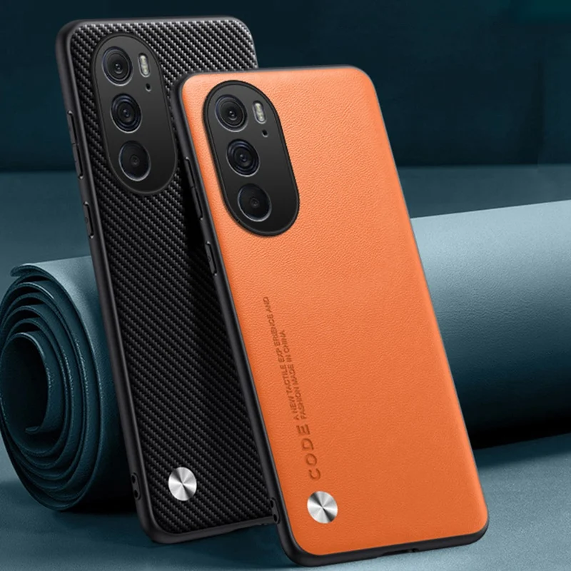 Premium Matte PU Leather Phone Case - Full Protection Silicone Cover