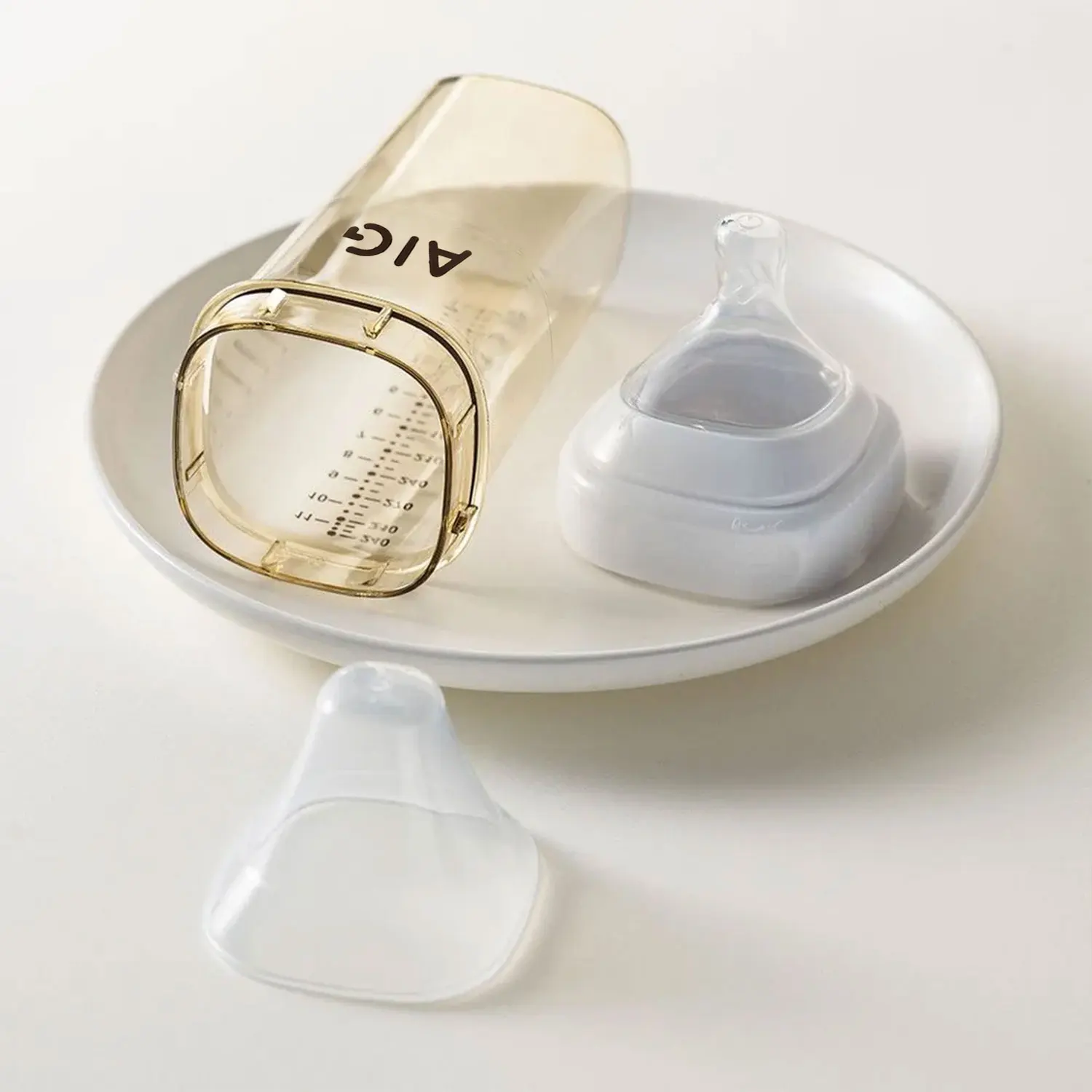 Feeding Bottle 1PCS baby feeding bottle 150/240ml square bottle soft silicone pacifier leak-proof suitable for 0-3 years old baby