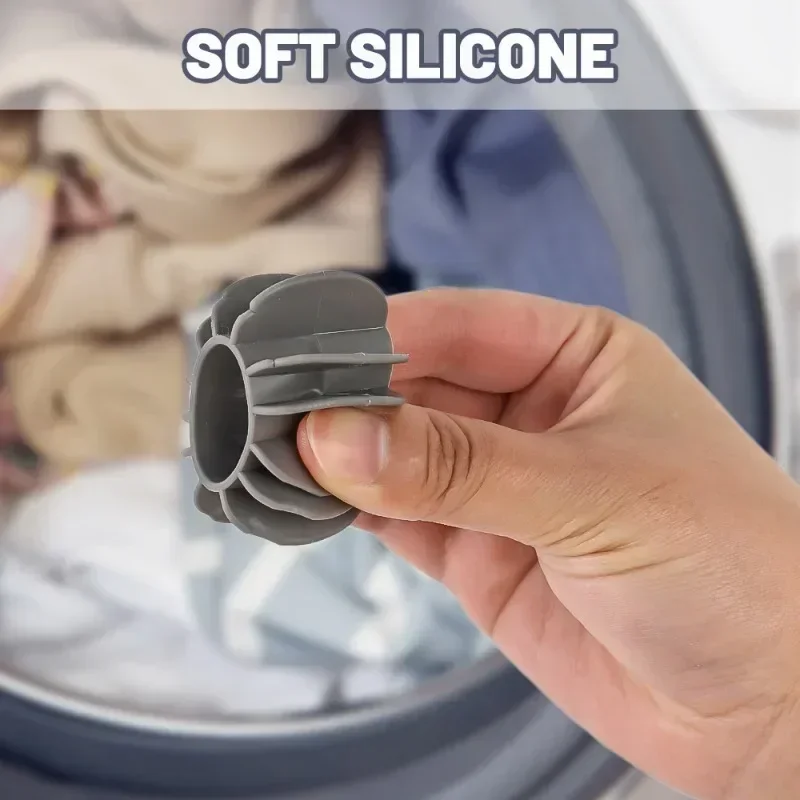 5/10Pcs Silicone Laundry Ball Reusable Anti-tangle Clothes Cleaning Ball Washing Machine Removal Hair Catcher cleaning tools laundry ball laundry hair catcher
