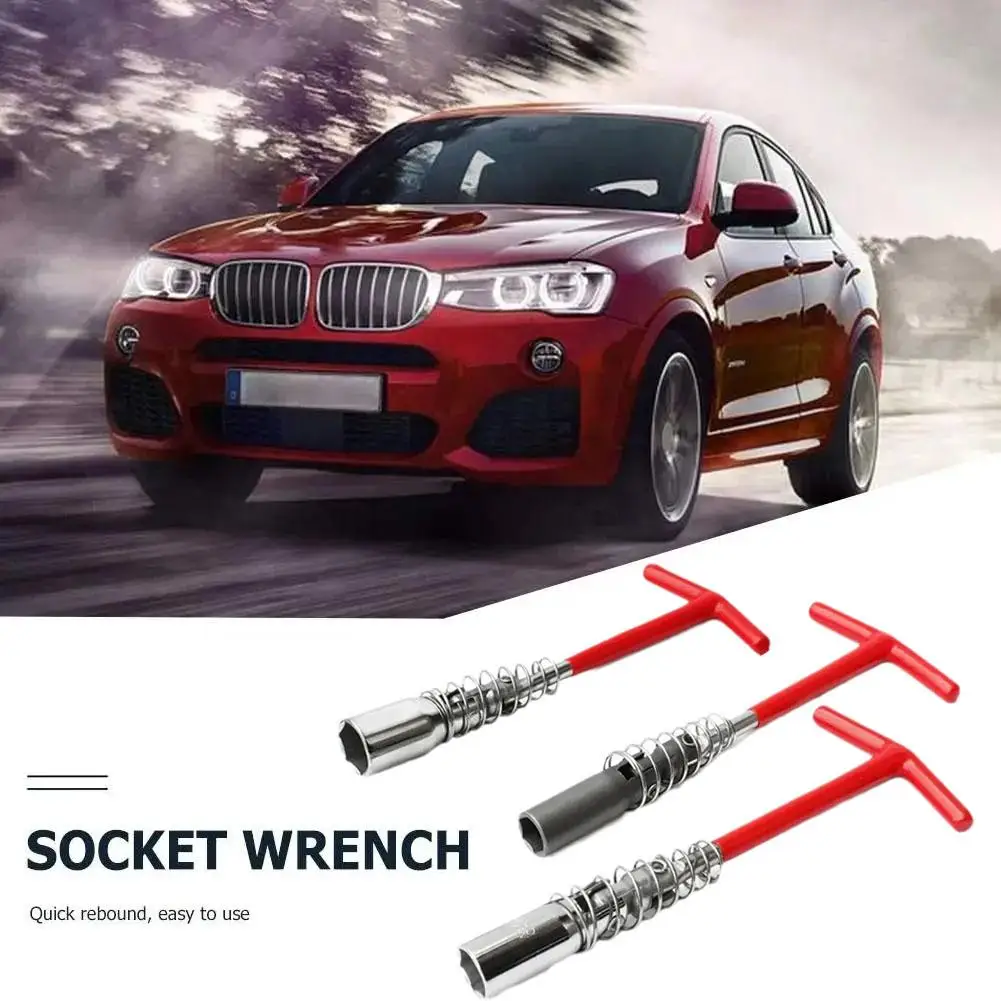 

Spark Plug Removal Tool Wrench 360 Degree Spark Plug Removal Socket Wrench Auto Car Repair Tool 14mm 16mm 21mm Universal