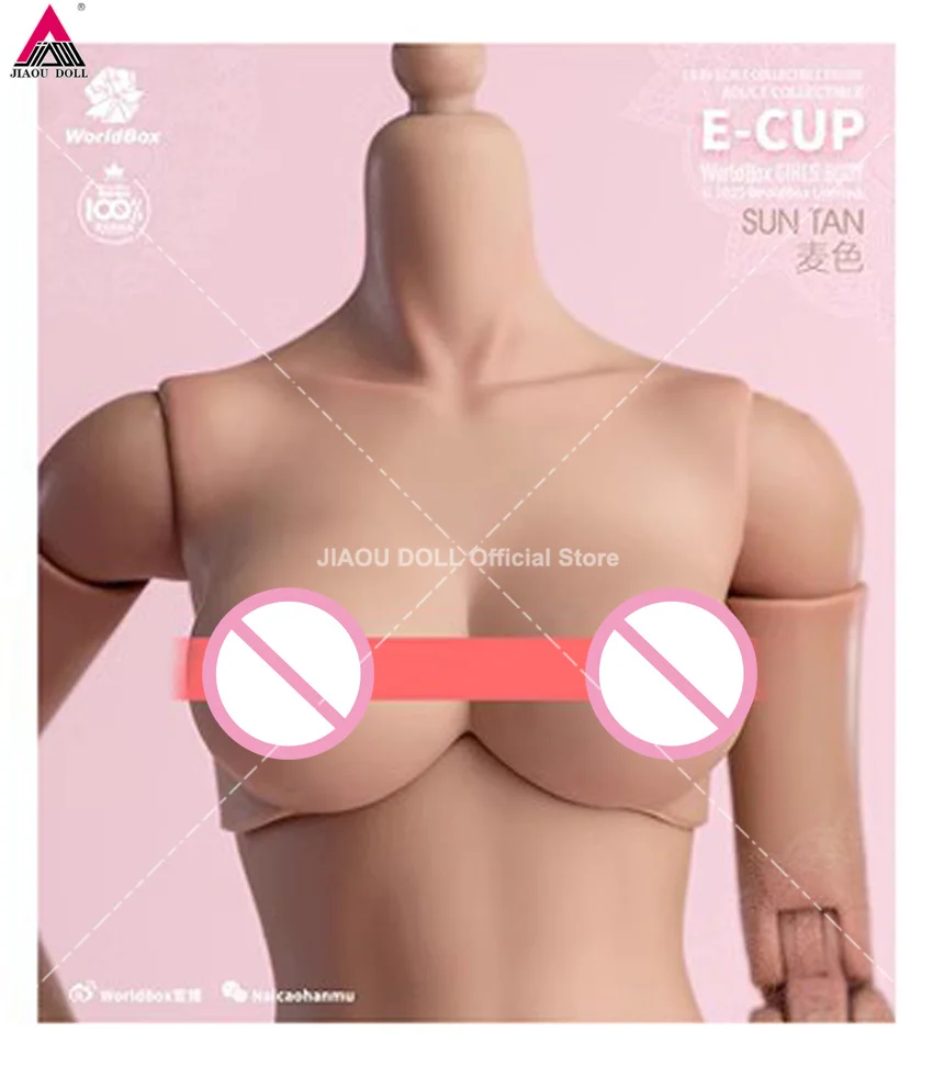 In Stock Worlbbox 1/6 Female D Cup E Cup Breast Big Bust Replacement  Accessories Model Fit AT201 AT202 AT203 Action Figure Body - AliExpress, image size:850x971