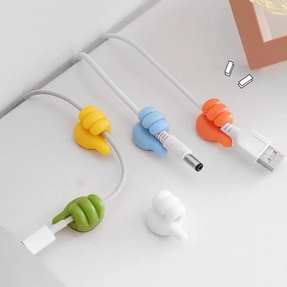 Silicone Thumb Wall Hook– Cable, Wire & USB Organizer Clips | Multipurpose Adhesive Holders 10 S2238aa7cc7724b85b05147c82792d8278