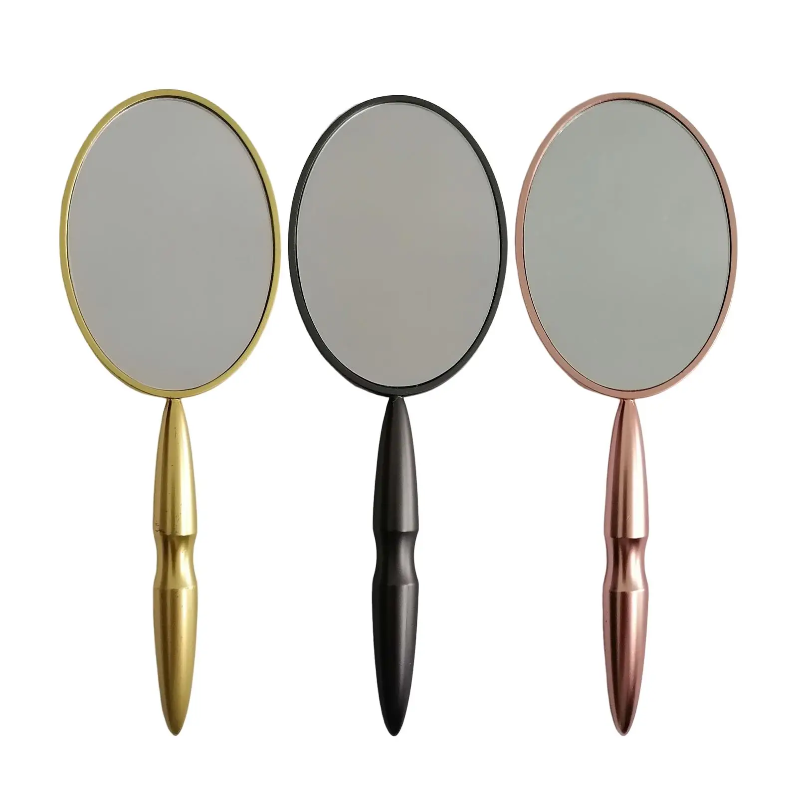 Portable Hand Mirror with Handle Pocket Compact Mirrors Cosmetic Mirror Vanity