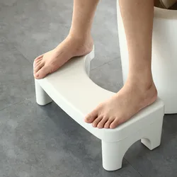 Taburete de paso para inodoro, orinal de pie, taburete para baño, mueble de baño