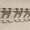 Space Aluminum Metal Shower Frameless Glass Door Hook Free Hole Towel Holder Hanger Bathroom Towel Rack For Bathroom Accessories 5