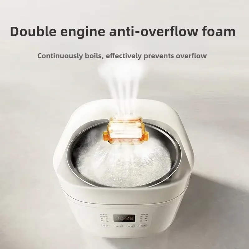 Panela de Arroz Xiaomi Mi N1 3L Versão Economizadora de Energia 9 Estágios de Cozimento Motor Duplo Anti Transbordamento Revestimento Composto de 6 Camadas MFB13A0 3