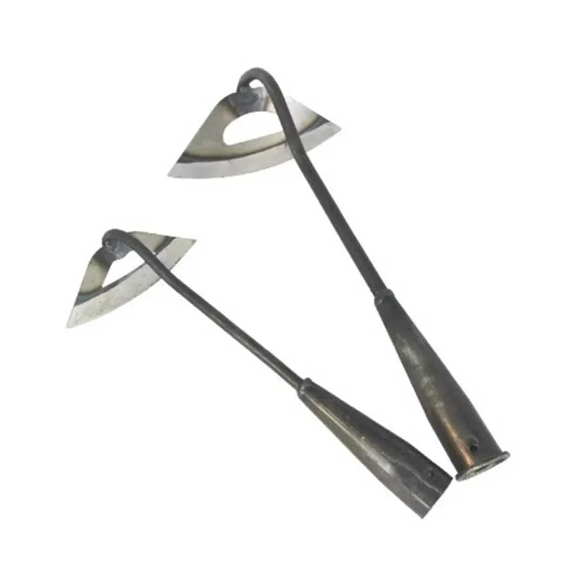 All-steel Hardened Hollow Hoe, Handheld Weeding Rake, Planting Vegetable Farm Garden Agriculture Tool Weeding Accessories