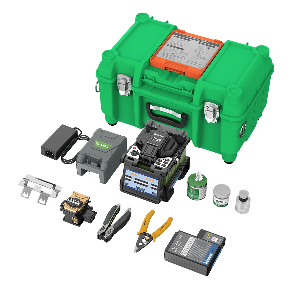 FTTH FX39 Fusionadora De Splicer Fiber Optik Fusion Machine Fiber Optic Splicing Fusion Splicer Or Splicing