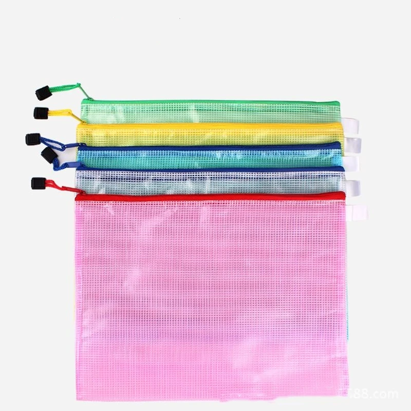 File Bag Office Folder A4 A5 A6 Size Waterproof Document Bag File Card Pack Office School File Folder Book Pencil Pen Paper Storage Bag Supplies
