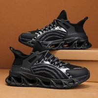 Men's Lightweight Fashionable Running Shoes Men's Breathable Casual Sports Shoes, Wear-Resistant Outsole Casual Sports Shoes