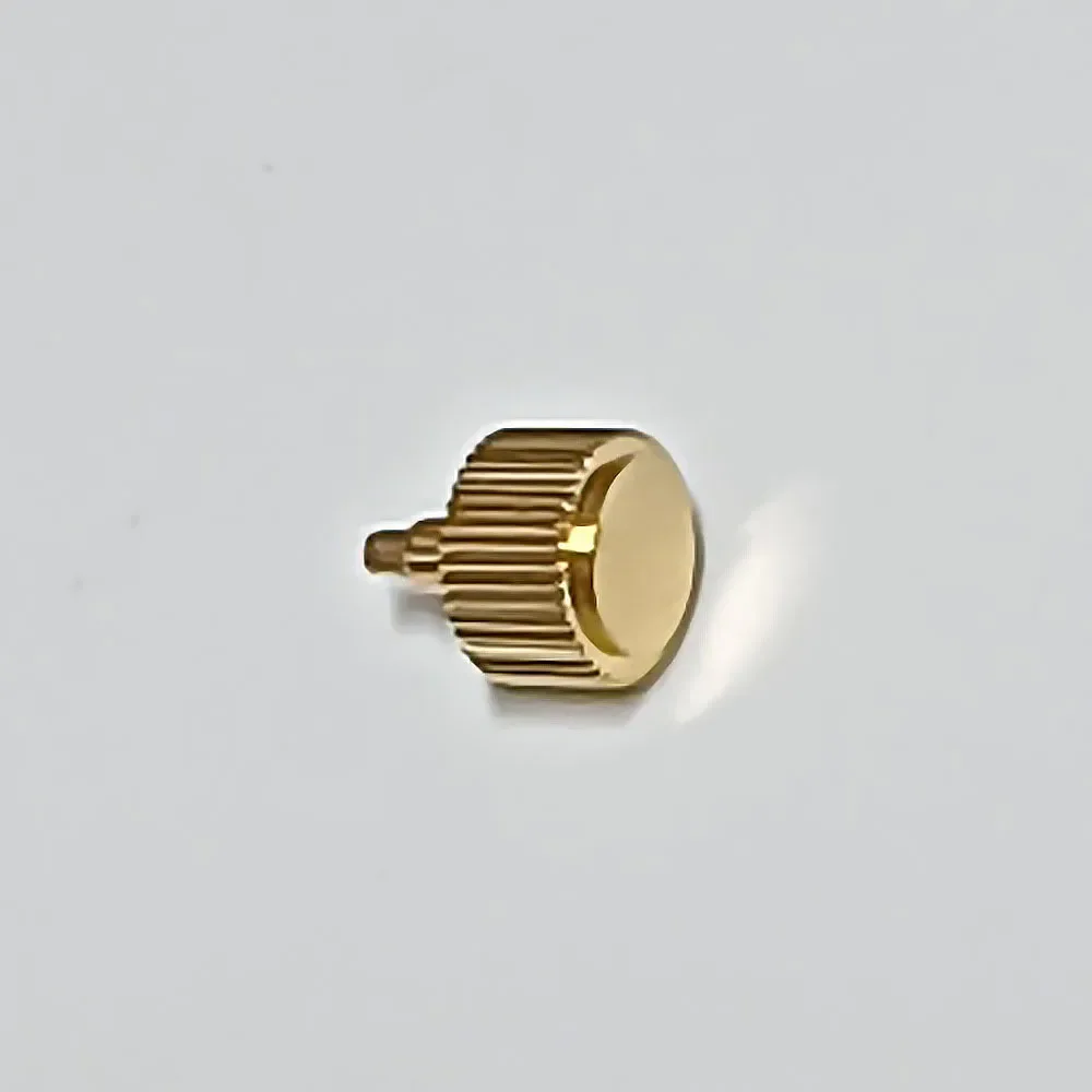 Screw-In Replacement Watch Crown with Engraved 'S' Design - Premium Accessory