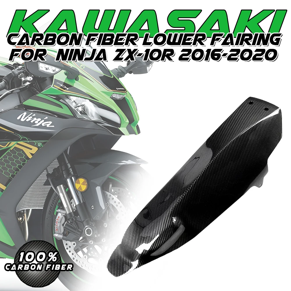 

Для Kawasaki ZX10R 2016-2023 2017 2018 2019 2020 100% 3K полностью сухое углеродное волокно Bally Pan Kit Комплекты для кузова мотоцикла