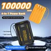 100000mAh 22.5W Fast Charging Mini Power Bank 4-In-1 Portable Large Capacity Charging Equipment for Apple Xiaomi Mobile Phones 2