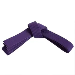 Colored Karate Belt Progression Set for Children and Youth Training (Purple - belt)