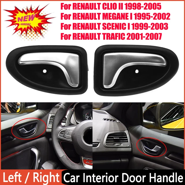 Poignée de porte intérieure gauche droite de voiture, pour Renault Clio II 1998  – 2005 Megane I 1995-2002 Scenic I 1999-2003 Trafic - AliExpress