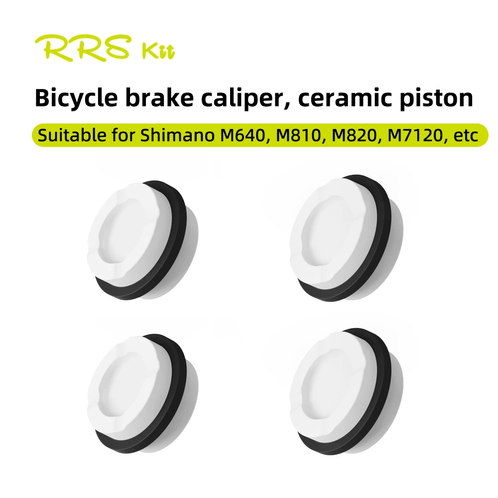 Rrskit Ceramics Piston For Shimano Mountain Bike Brakes M6120/M7120/M8020/M8120/M9120/Saint M820 Bicycle Brake Pistons Seals