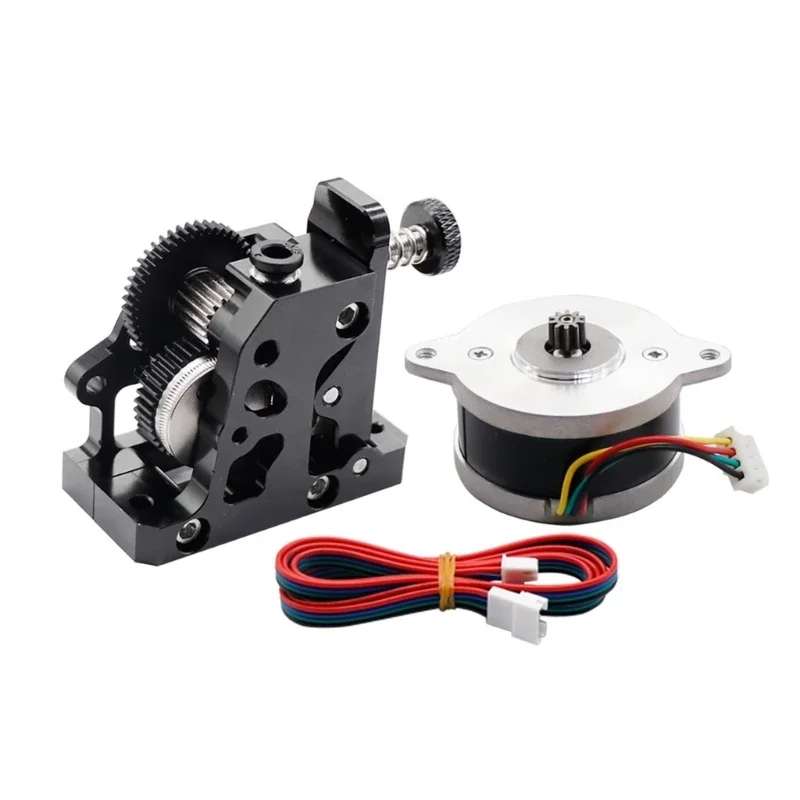 

3D Printer Metal Extruder Hardened Steel HGX-LITE-Extruder Double Gear with Motor for CR10 Ender3 Voron 3D Printers